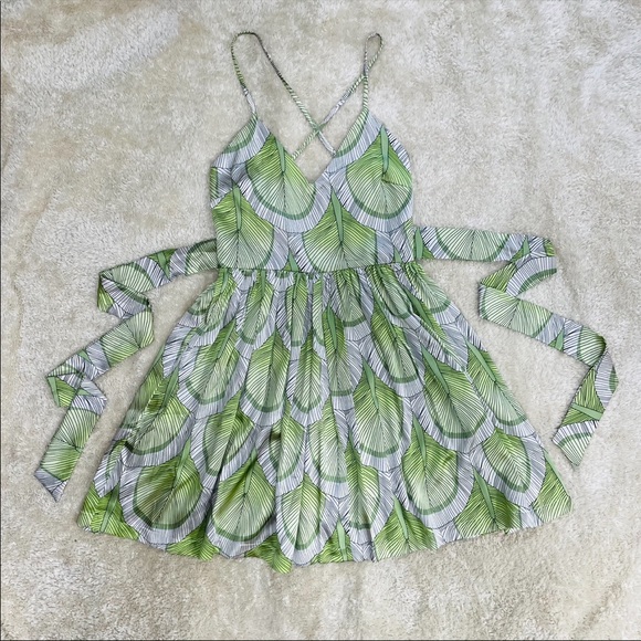 Pristine Mara Hoffman Mini Dress, Stretch Silk and Rayon, Size XS - Picture 3 of 12